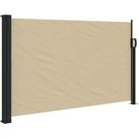 furnicato Markise Ausziehbare Seitenmarkise 117x300 cm Beige, Polyester mit
