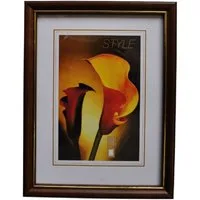 Hama Bilderrahmen Holz-Rahmen Kiel Bilder-Rahmen Dunkelbraun 13x18, (einzeln), Qualitätsglas-Rahmen für 13x18/9x13cm, variablen Aufstellmöglichkeiten