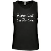 Urban Backwoods Tanktop Keine Zeit Bin Rentner Ärmelloses T-Shirt Rente Ruhestand Pension Oma Opa Geschenk Spaß Fun