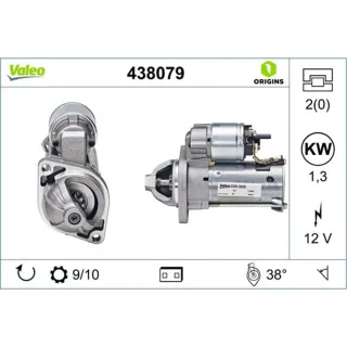 Valeo Anlasser 1,3 kW Mercedes A-Klasse B-Klasse W168 W169 W245