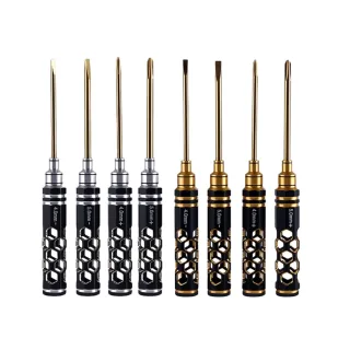 4pcs Yunzhong Screwdriver Set 4.0mm 5.0mm Phillips Screwdriver Slotted Screwdriver for RC Airplane Drone Aircraft Models