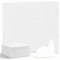 BlingBin Akustikplatte 12 Stück Selbstklebend Quadratische Schallschutz Wand,Schallabsorber, (12er Set, 12-St., 30x30x0,9cm), Akustikplatten Für Schalldämmung Wandverkleidung, Studio Homeoffice
