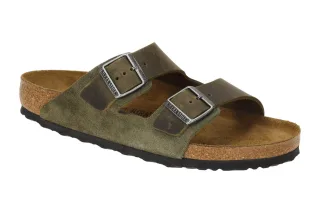Birkenstock 1028151 Arizona BS Herren Pantolette Gr?n Thyme mit anatomischem ...