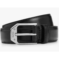 BOSS Ledergürtel BOSS Herrengürtel Jemio_Sz40 50512795-001 – Schwarz