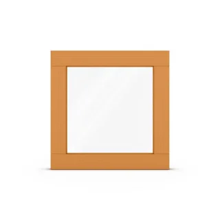 Fenster, Holz, Profil Classic 68, Lärche Hell 325, 510x510 mm, festverglast, individuell konfigurieren