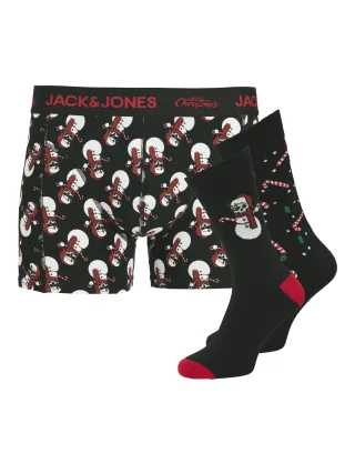JACK&JONES - JACSNOW SKULLS GIFTBOX JNR black - Gr. - 164