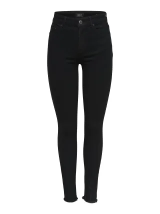 ONLY - ONLBLUSH MID SK ANK RW DNM REA2343 NOOS Black Denim - Gr. - 32