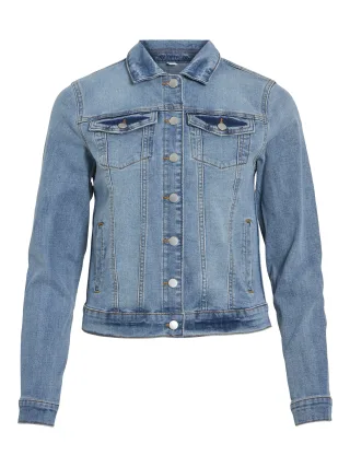 VILA - VILA 14088911 light blue denim light blue denim - Gr. - S