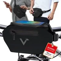 Valkental Lenkertasche Fahrradtasche vorne für Lenker, wasserdicht & reflektierend, 5 L