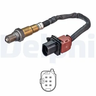 Delphi Lambdasonde vor Katalysator Ford C-Max Focus
