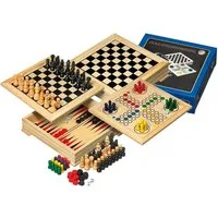 Philos Spiel Philos 3104 - Holz-Spielesammlung, Reise