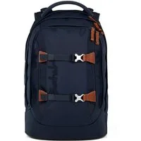Satch Schulranzen Schulrucksack PACK Nordic Blue (1 Stück), ergonomisch, Your-Size-System: auf Körpergröße anpassbar