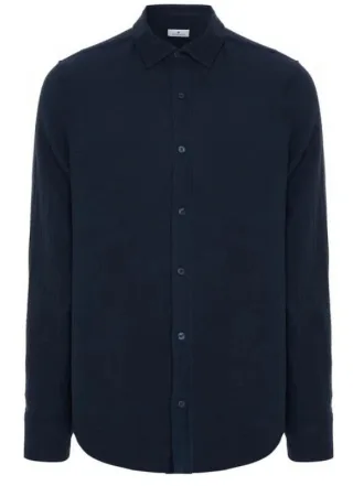 BASEFIELD - He.-Overshirt 1/1 Arm night blue - Gr. - M