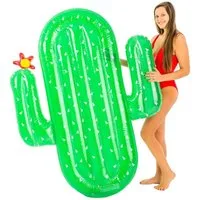 DIDAK POOL Luftmatratze Kaktus XXL Luftmatratze - 185 x 132 cm
