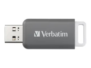 Verbatim DataBar USB 2.0 Grey | 49456 | USB-Stick - 128 GB