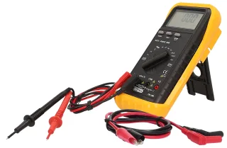 KS Tools Digital Multimeter inkl. Prüfspitzen und Krokodilklemmen - 150.1480