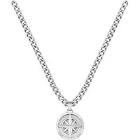BOSS Kette mit Anhänger Schmuck Edelstahl Halsschmuck Panzerkette NORTH