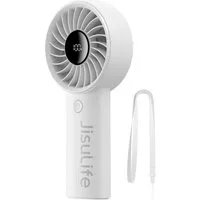 Jisulife Handventilator Life4, LED Anzeige mit 5 Stufen und bis zu 13 Stunden Laufzeit