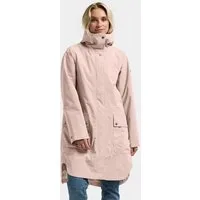 Didriksons Parka Damen Übergangsjacke Mantel Wasserdicht ADRIA mit Kapuze mit Taschen