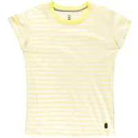 Leitfeuer T-Shirt Damen Sommershirt mit Allover-Streifen und umgeschlagenem Ärmelsaum