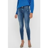 ONLY Skinny-fit-Jeans ONLWAUW – Skinny-Jeans mit Destroyed-Effekt und Stretch skinny fit, modisch, Denim, Baumwollmischung