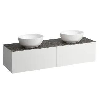 LAUFEN Waschtischunterschrank und Waschtischplatte ALESSI 500x1600x370 H4323570972601