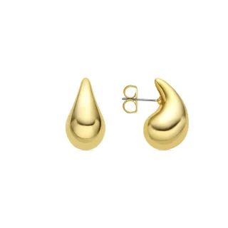 Luxenter Ohrringe mit 18 Karat Goldauflage - Iswind