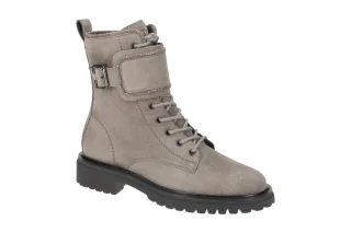 Paul Green Damen Stiefeletten 9080-00x grau gravel Glitzer-Steine bequem