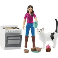 Schleich® Spielfigur POCKET SET, Backnachmittag (81470), (14-tlg)