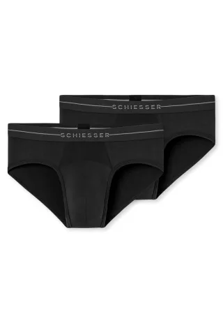SCHIESSER - 2PACK Rio-Slip schwarz - Gr. - 8