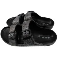 VewoTex Damen Hausschuhe mit Schnallen » Badelatschen » Glitzer Badeschuhe Hausschuh (1 Paar, 1-tlg., Kein Set) günstige Sandalen & Slipper
