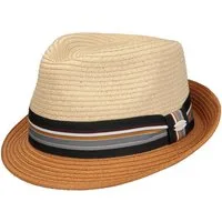 chillouts Trilby (1-St) Strohtrilby mit Ripsband