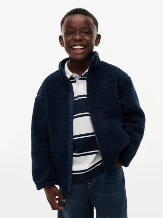 FLAG FULL ZIP SWEATSHIRT Dark Blue - Gr. - 10