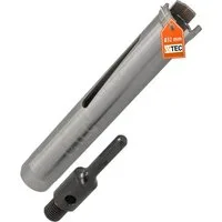 BTEC Diamanttrockenbohrer Diamant Bohrkrone Nutzlänge 180 mm Ø 32 mm SDS plus Adapter kurz, Ø 32 mm
