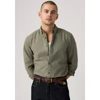 Levi's® Langarmhemd AUTHENTIC BUTTON DOWN mit Ton-in-Ton Logostickerei auf der Brust
