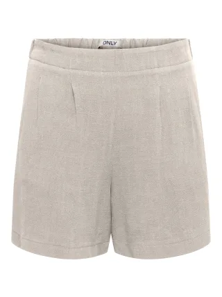 ONLY - ONLSIESTA HW SIMPLE LINEN BL SHORTS PNT Moonbeam - Gr. - M