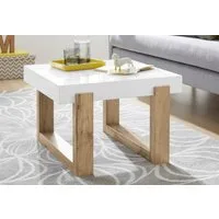 OTTO home Couchtisch Solid, hochglanzfarbener weißer Tischplatte, in zwei unterschiedlichen Größen