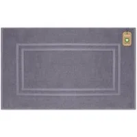 Lavea Badematte Bali Badvorleger Duschvorleger 50x80cm, Badteppich, Höhe 20 mm, Walkfrottee, mit Bordüre, plegeleicht, beidseitig nutzbar, strapazierfähig, Bio-Baumwolle, rechteckig, 1-tlg., Handtuch 850 g/m² Frottierqualität, saugstark, GOTS-zertifi