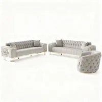 Palms-Store Sofa -Set Imperial Premium, 6 Farben verfügbar, 3-Sitzer + 2-Sitzer + Sessel (3-Sitzer mit Schlaf-funktion)