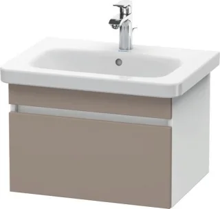 Duravit DuraStyle Waschtischunterbau wandhängend Basalt & Weiß Matt 580x448x398 mm - DS638004318 DS638004318