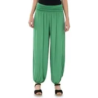 malito more than fashion Haremshose malito Damen Pumphose in Uni Farben, Haremshose zum Tanzen, Aladinho Sommer Haremshose Einheitsgröße