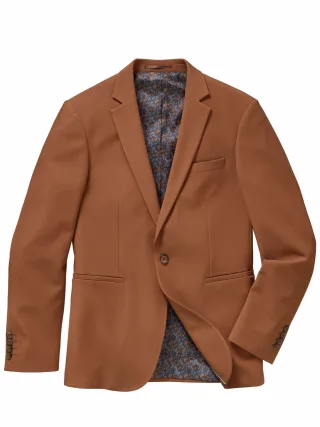 Mey & Edlich Herren Marathon-Anzugsakko Orange Oberstoff: 92 % Viskose, 8 % Elasthan