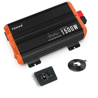 [EU Direct] FCHAO 1500W DC 12V to AC 220V 230V Power Inversor Invertor Inverter Off Grid Solar Pure Sine Wave Inverter f