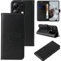 Tec-Expert Handyhülle Cover Tasche Hülle für Xiaomi Redmi Note 13 Pro 5G 6,67 Zoll, Klapphülle Case mit Kartenfach Fliphülle aufstellbar, Motiv Blumen