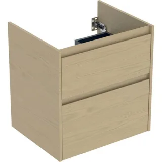 Geberit Ersatzteile Unterschrank für Möbelwaschtisch, 2 Schubladen B:60cm, Eiche natur, 246351PS1 246351PS1