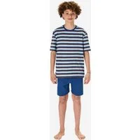 Schiesser Pyjama Nightwear (2 tlg) Schlafanzug, Pyjama Set, Nachtwäsche