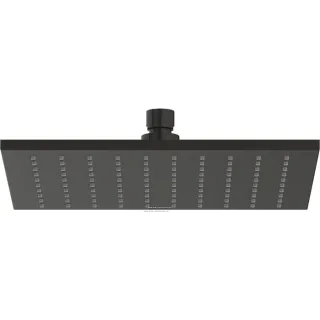 Bravat Kopfbrause 3591619 eckig, schwarz matt
