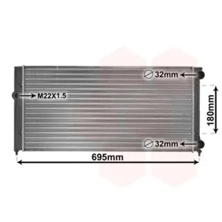 Van Wezel Motork?hler VW Golf 3 Vento 58002109