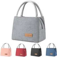 Agger Kühltasche Lunchtasche Isolierte Lunchbox Bag, Wasserdicht Vespertasche, Kühltasche Herren Damen,Tragbar wasserdichtes Lunch Tasche