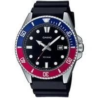 CASIO TIMELESS COLLECTION Quarzuhr MDV-107-1A3VEF, Armbanduhr, Herrenuhr,bis 20 bar wasserdicht, Datum, Resinarmband